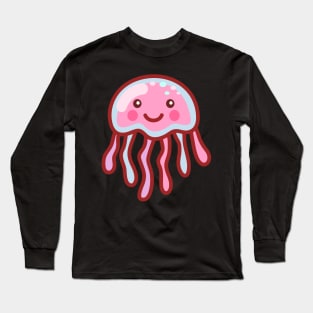 Cotton Candy Jellyfish Long Sleeve T-Shirt